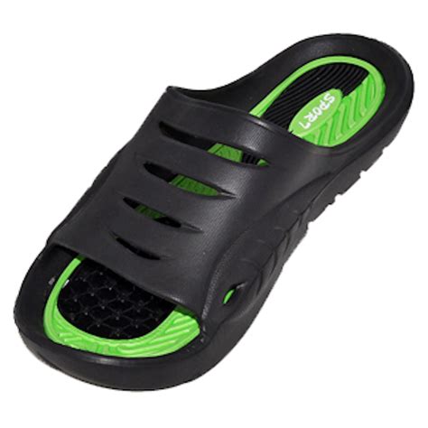 rubber flip flops men's.